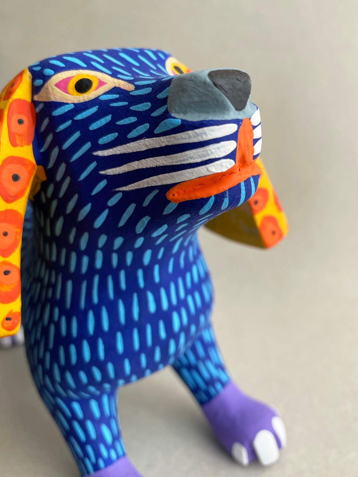 青いダックスフンド | LINDARTE