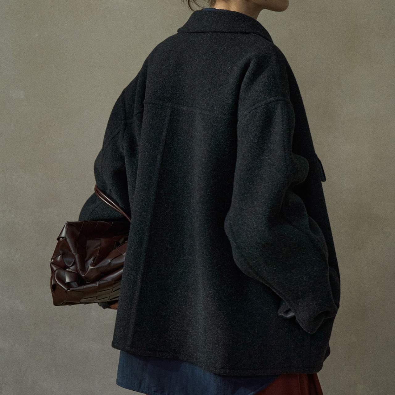 Oversized Wool Jacket T3680