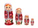 Semenov style Snegurochka Matryoshka 4 piece