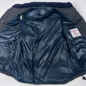 J.PRESS ジェイプレス HARRIS TWEED 千鳥柄 ダウン ベストジャケット L/グレ×ブラック 系 メンズ