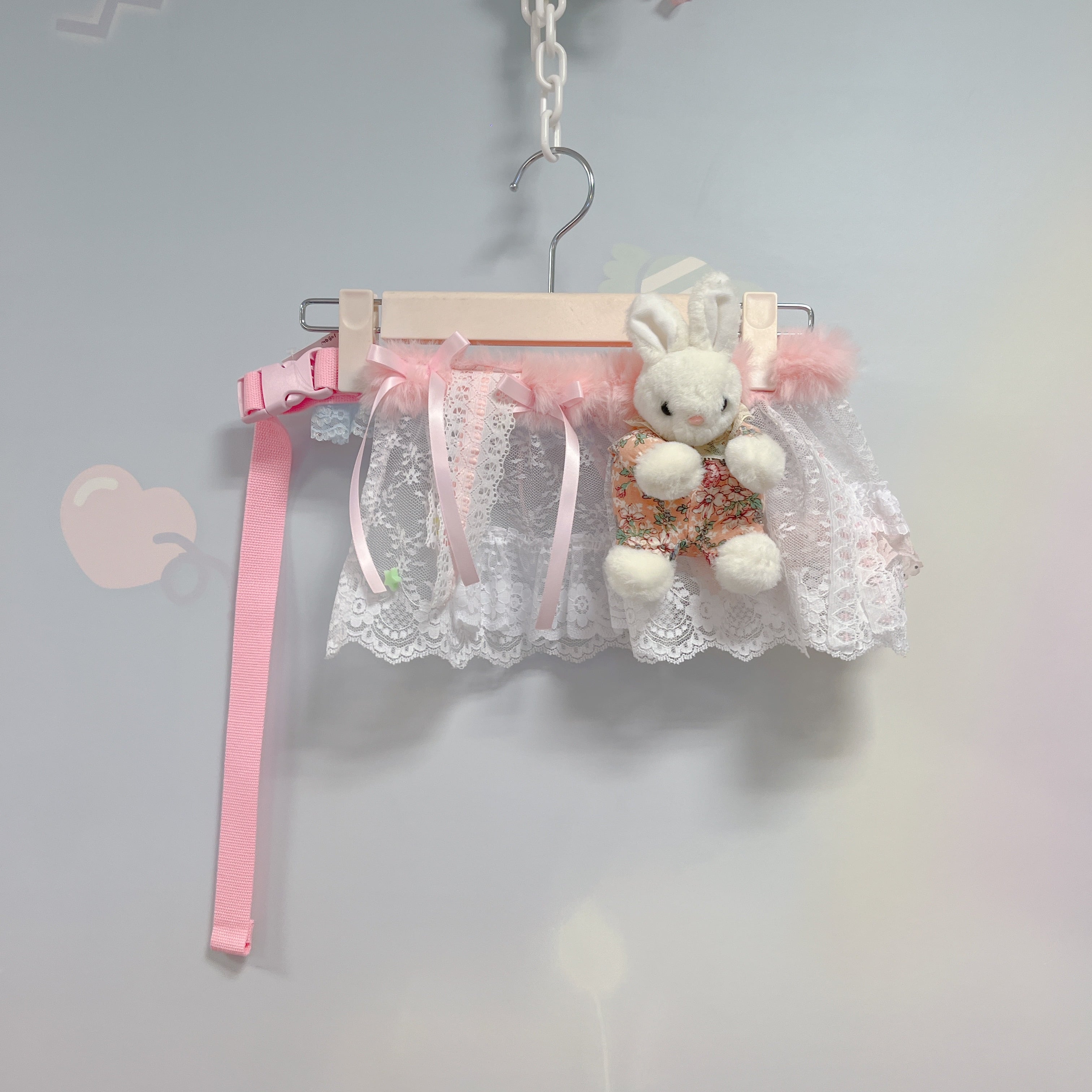♡パステルハートシェルフ ハンドペイント レトロファンシートイ spank♡ ♡パステルハートシェルフ ハンドペイント レトロファンシートイ spank