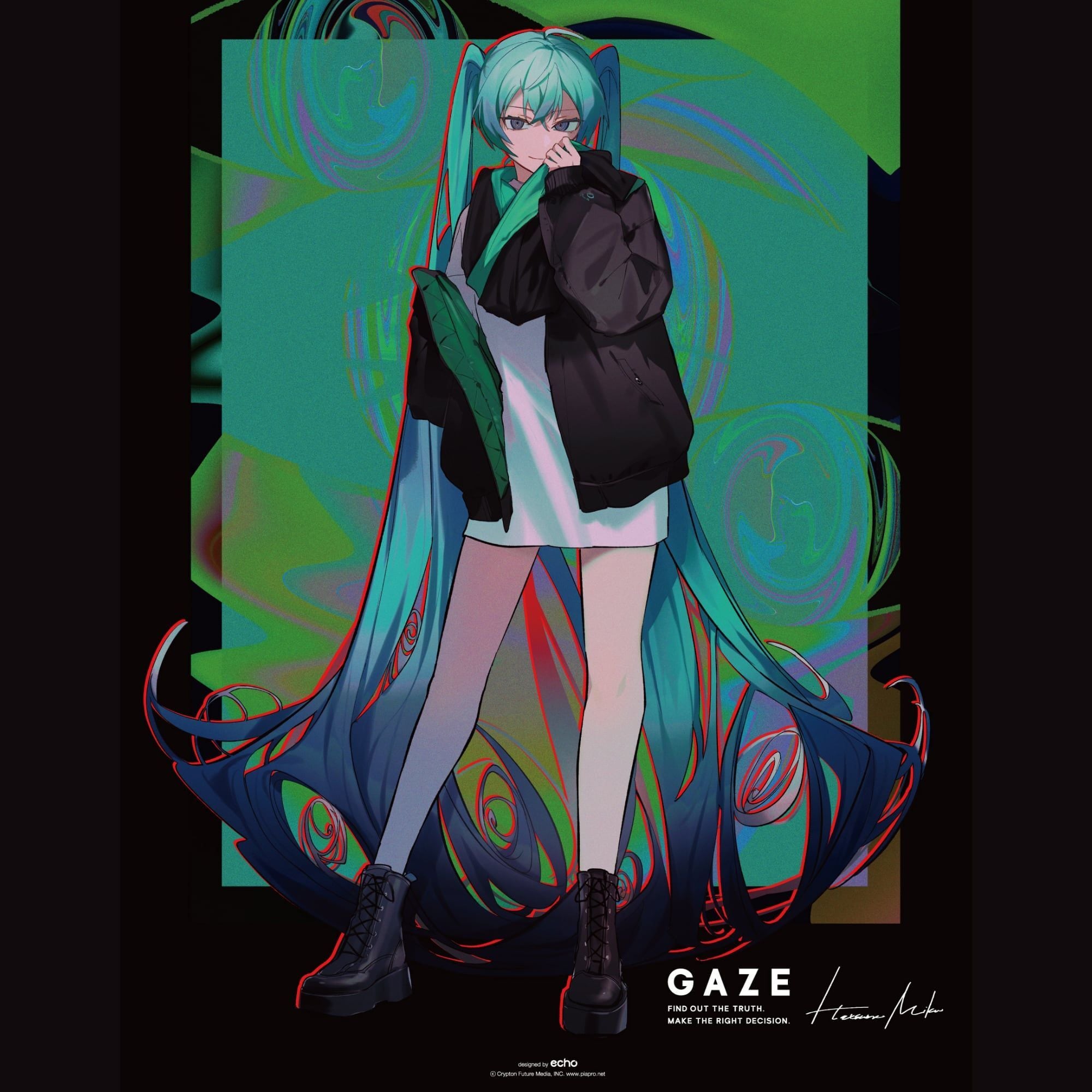 アクリルスタンド Art by 八三「GAZE」 | echo アクリルスタンド Art by 八三「GAZE」 | echo