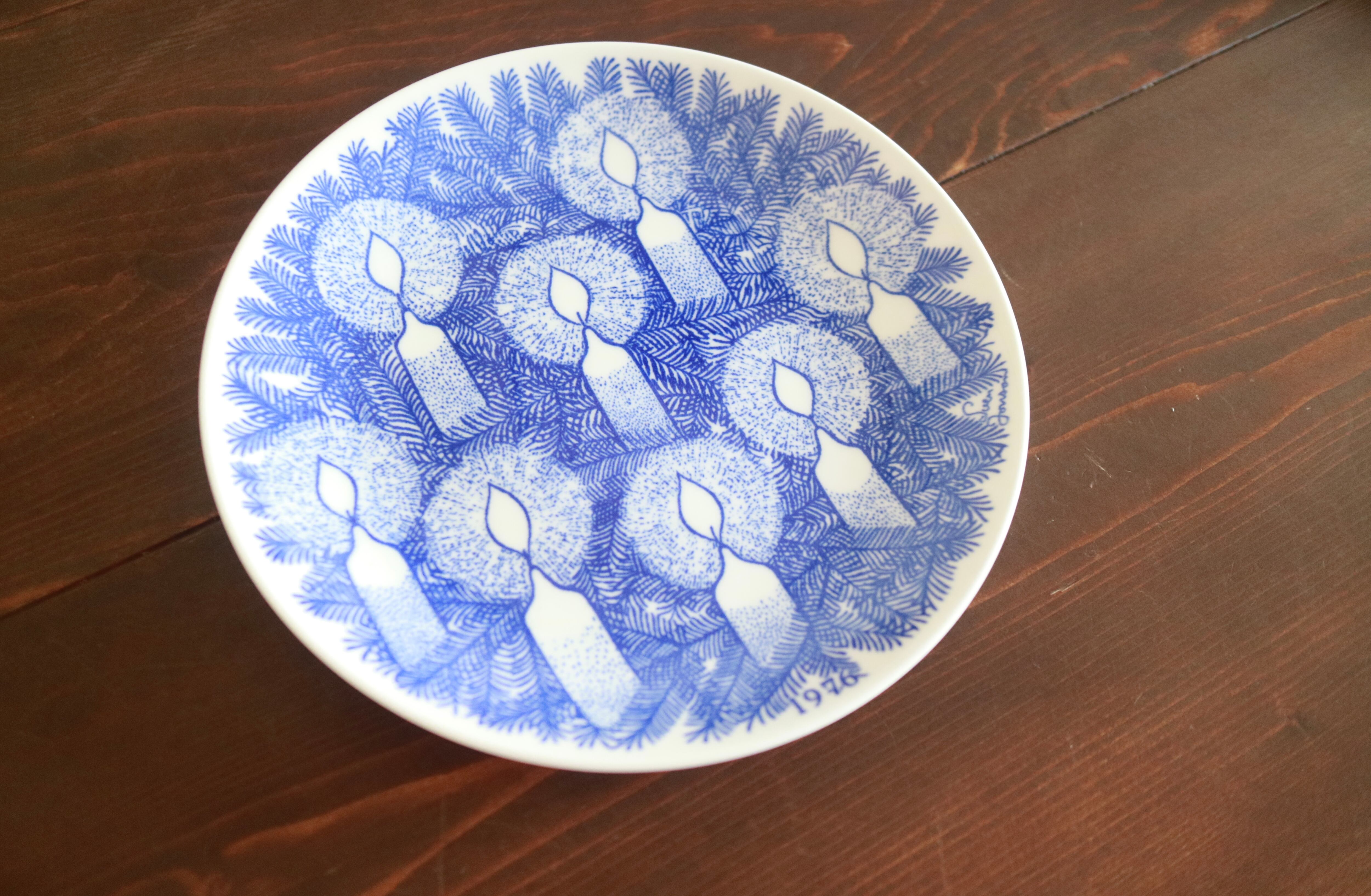 グスタフスベリ クリスマス イヤー プレート【1976年】北欧 ヴィンテージ 0dcd21bbc706fa7167f27c446820f1