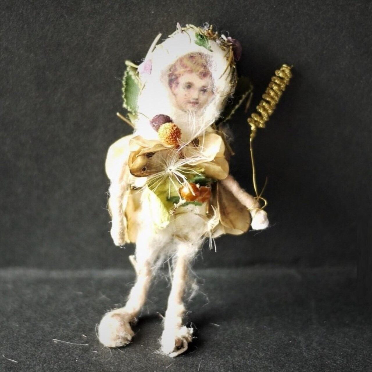 ボトルに入った綿人形 ボタニカル ドイツ