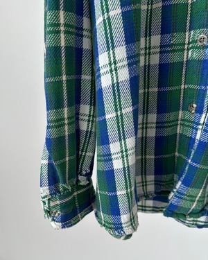 -St John's Bay- Vintage 80s L Flannel Check Shirt