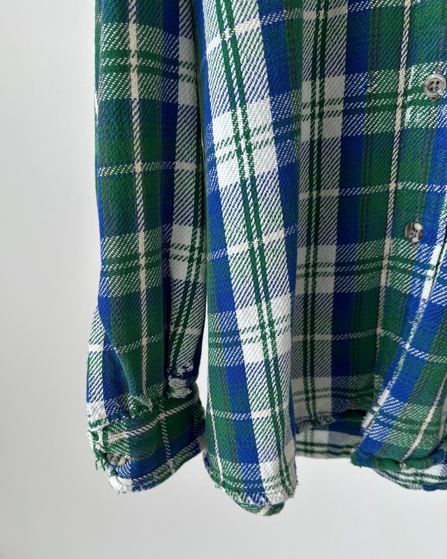 -St John's Bay- Vintage 80s L Flannel Check Shirt