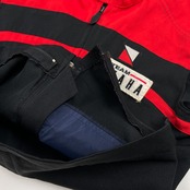 希少 レア 90s NARVA RACING ナルヴァ レーシング ジャケット サイズ L /コミネ/ビンテージ/ブラック×レッド