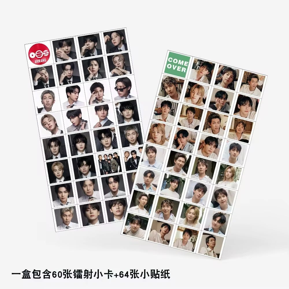 BTS COME OVER 60+64=124枚セット フォトカード | KPOWER
