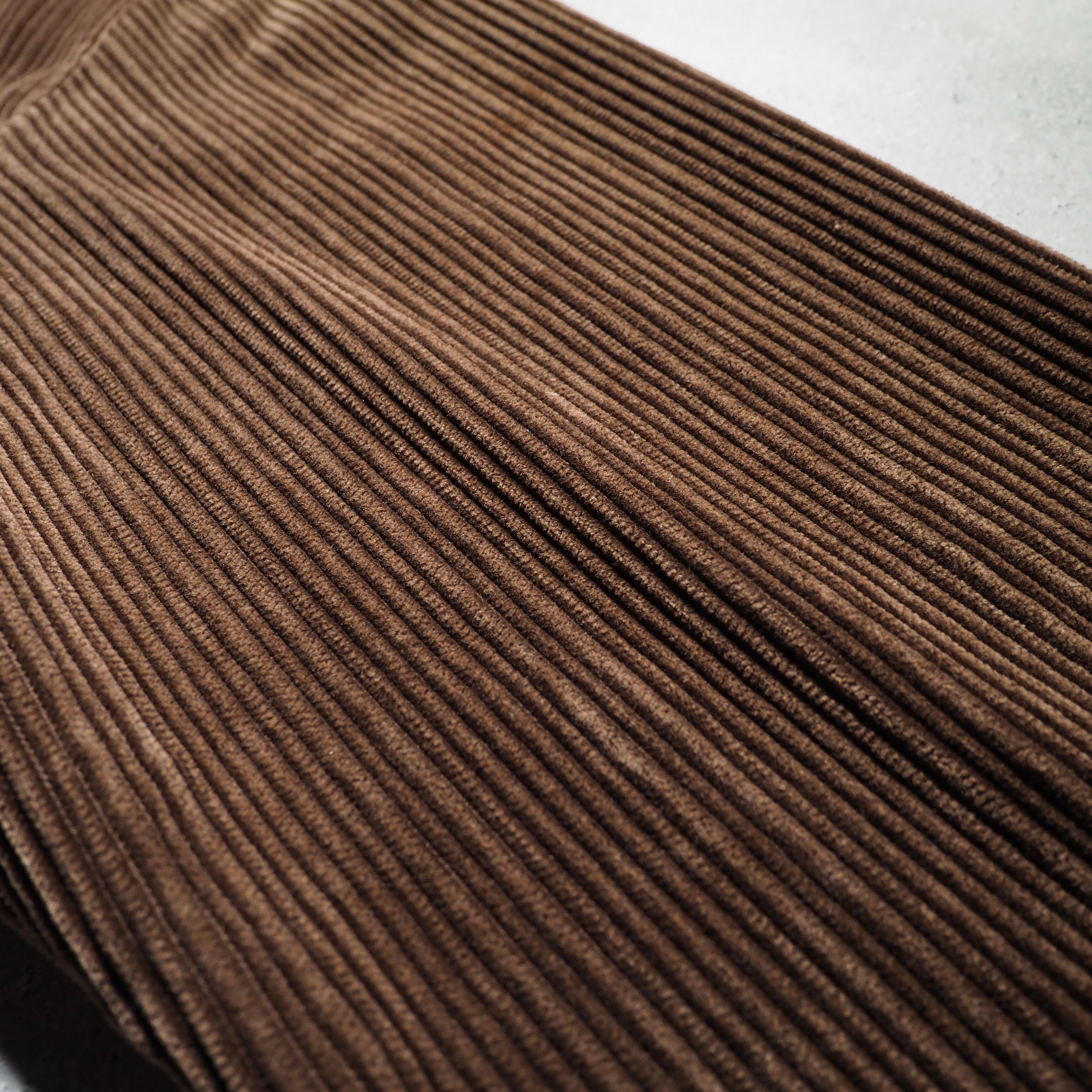 " HIPHOP Dream " Embbossed Dark Brown color Corduroy jacket