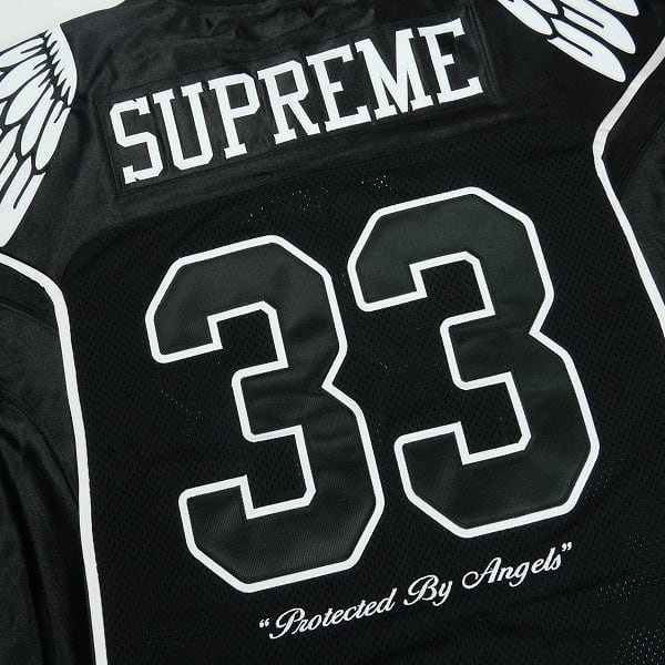 Size【XL】 SUPREME シュプリーム 26SS Wings Football Jersey Black