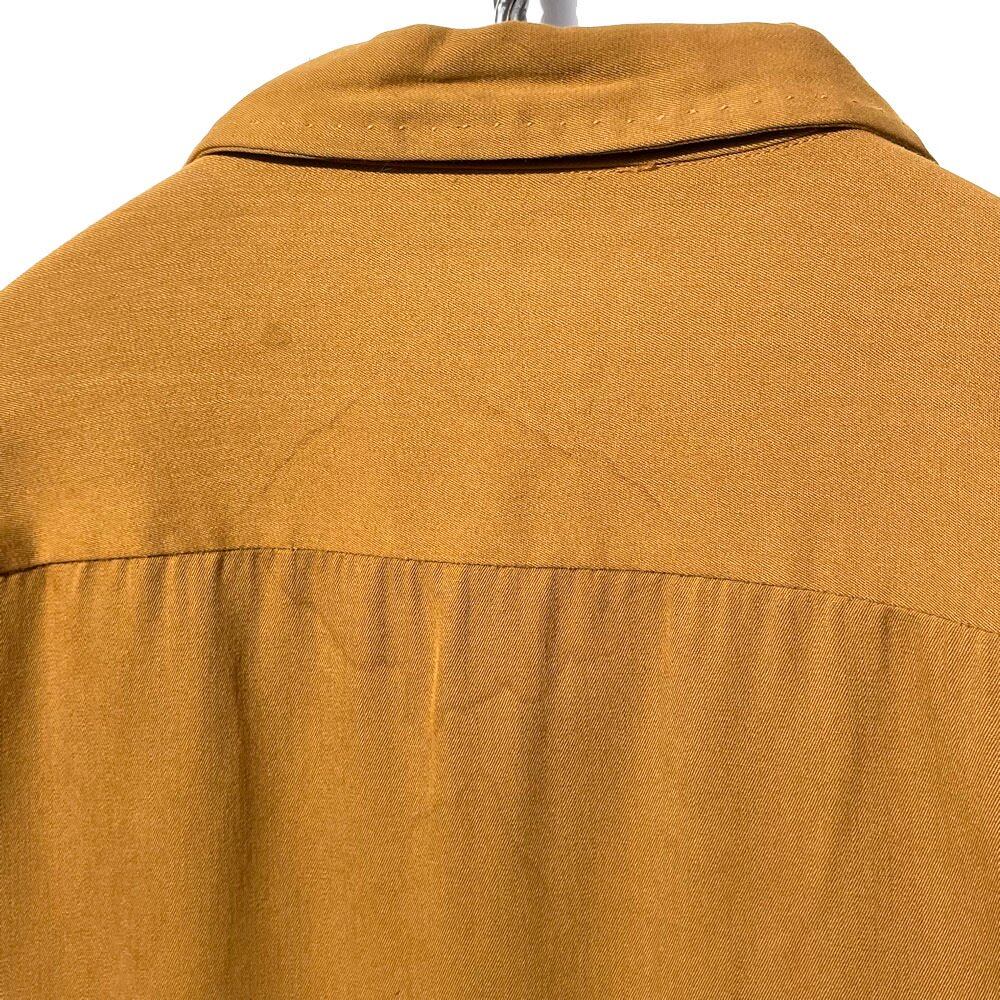 CAMPUS] Vintage Rayon Gabardine Open Color Shirt [1950s-] Vintage