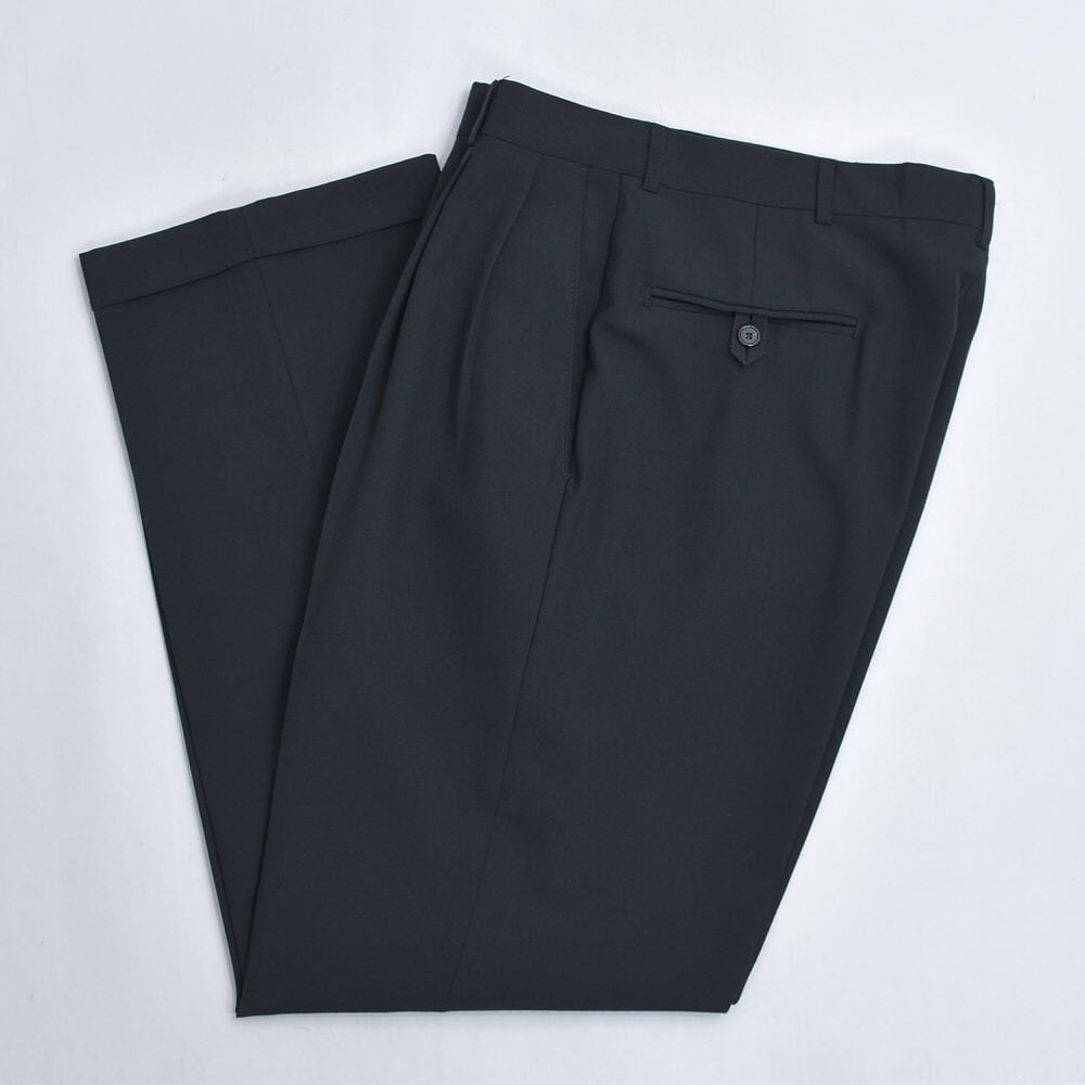 00s メキシコ製 haggar black label ハガー ワイド 2タック スラックス