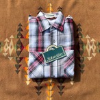 1980's Deadstock "St Jone's Bay" Big Mac Flannel Shirt/L/Grey, Black, Red