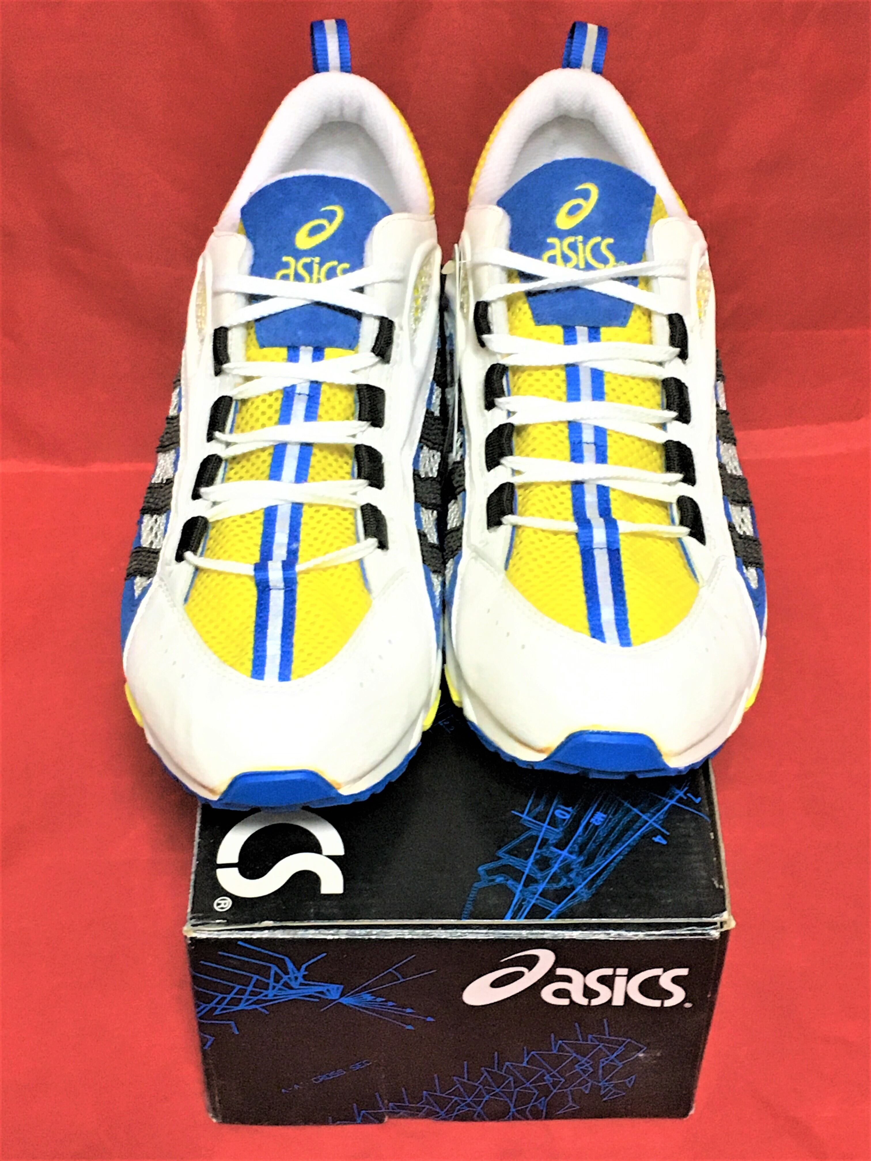 ASICS（アシックス）TJG 617 スカイセンサースラッシュ 白/黄色/青