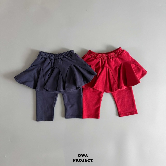 【取寄】owa|flare skirt leggings|フレアスカートレギンス|S-JS|kids&jr|26 autumn
