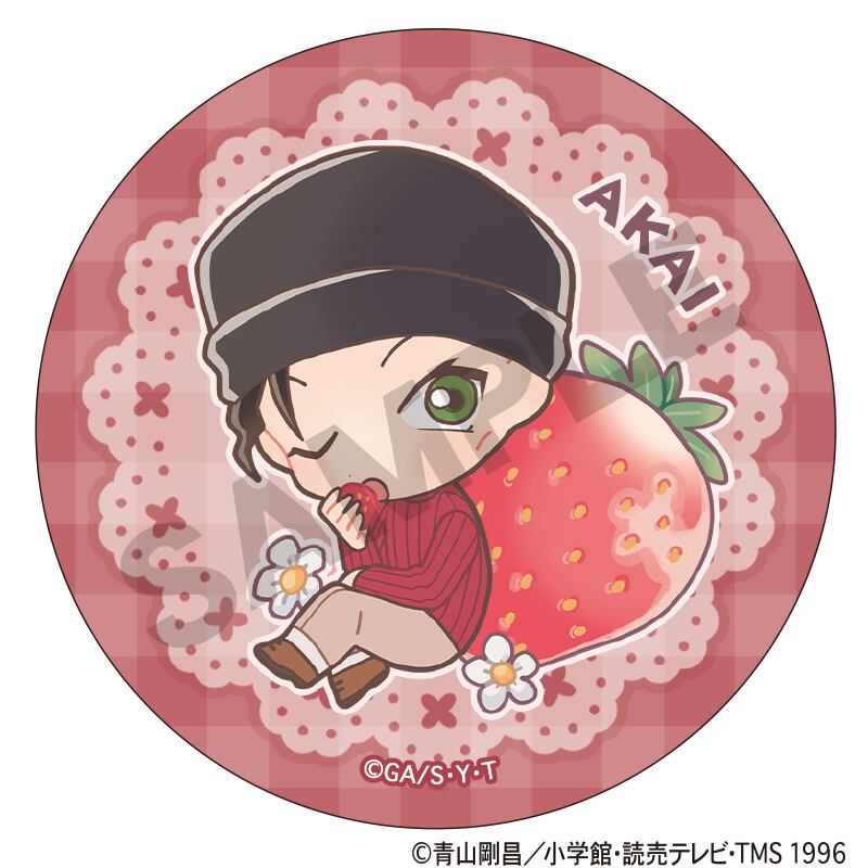名探偵コナン トレーディング缶バッジ きゃらペコ いちご狩り BOX 全10