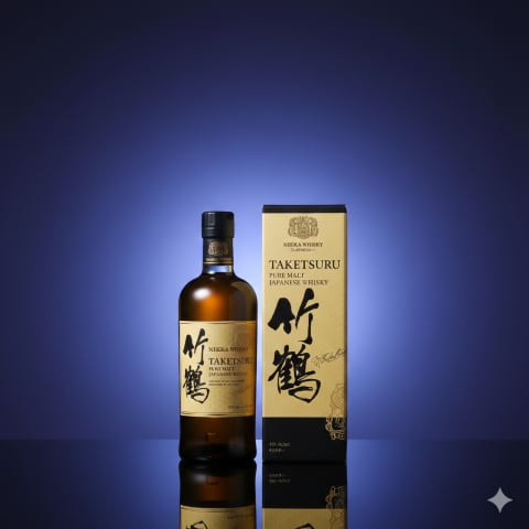 ニッカウィスキー】竹鶴 ピュアモルト ウイスキー ギフトカートン入り