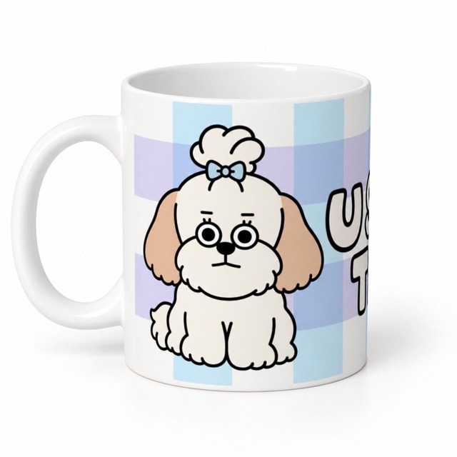YOU & SHI Check Mug U4007