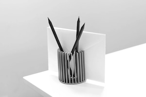 SUNRAY pencil holder(Satin silver)