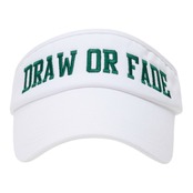 GOXO ゴーエックスオー ドローフェードカジュアルフィットバイザー ホワイト