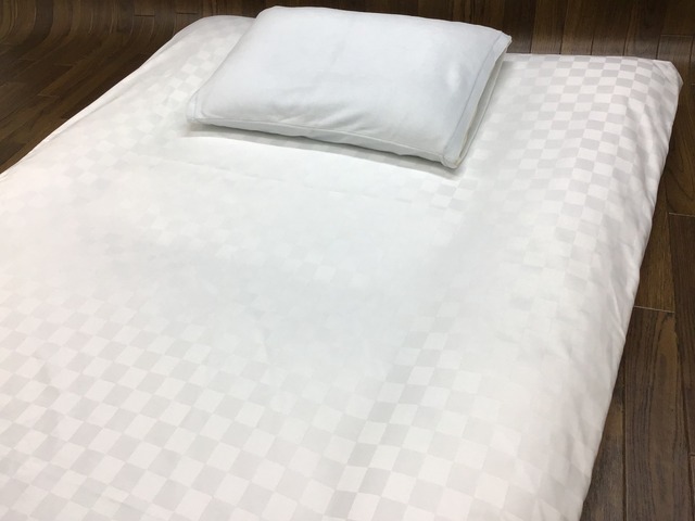 ホテルスタイル 厚手生地フラットシーツ150×250cmシングル ストライプ