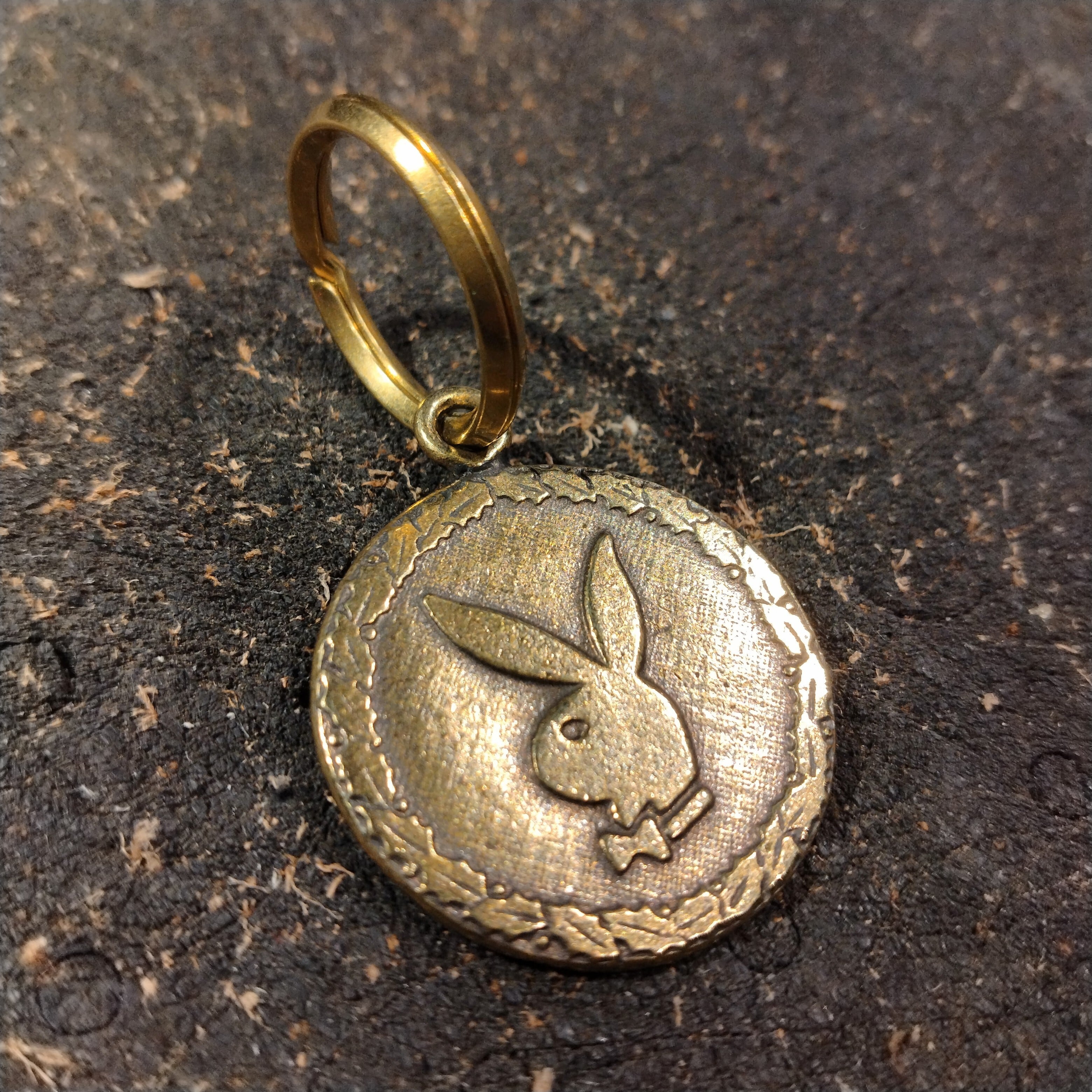 PlayBoy Spinner Key Chain / 2800yen / プレイボーイキーホルダー真鍮