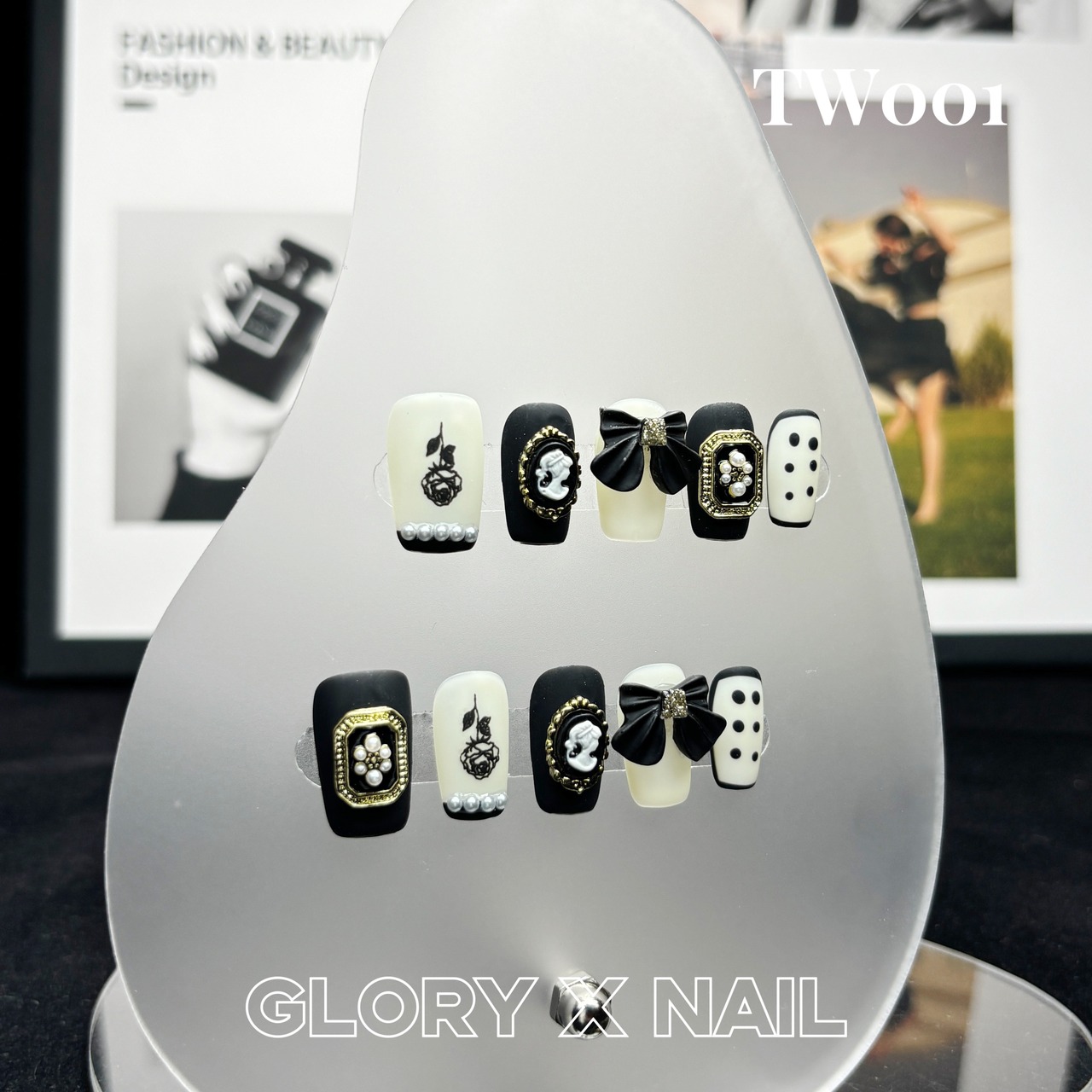 TW001 ネイルチップ サイズXS/S/M/L