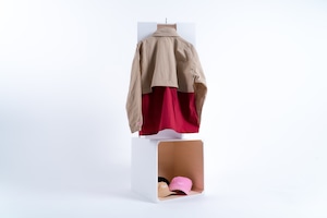 BLAZZ Anorak / Made in JAPAN -KHAKI x RED-