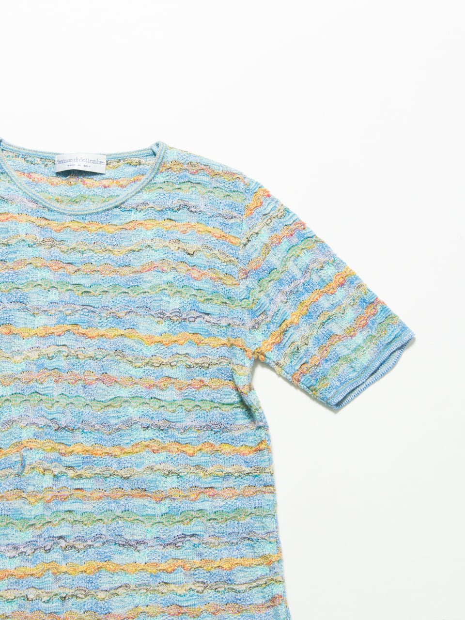 【Made in Italy】 mix color knit（イタリア製ミックスカラーニット）1b