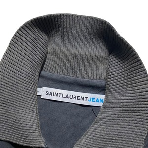vintage SAINT LAURENT JEANS rib collar work jacket