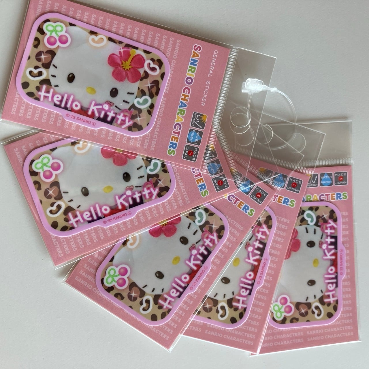 サンリオ 平成コギャル ハローキティ 063 ダイカットミニステッカー CA40