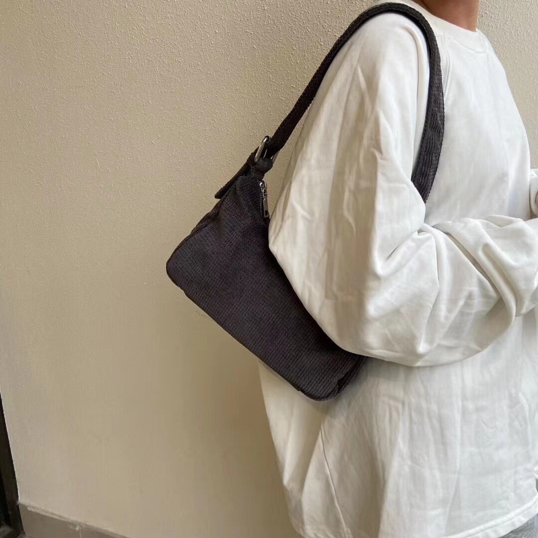 コーデュロイ　ハンドバッグ　AS119-8101-1