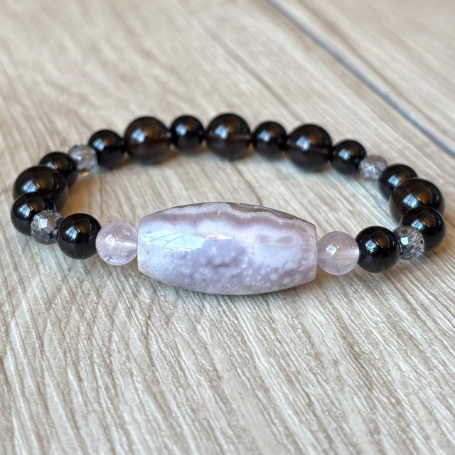 良いご縁を引き寄せる/チェリーブロッサム・他/天然石ブレスレット/パワーストーンブレスレット