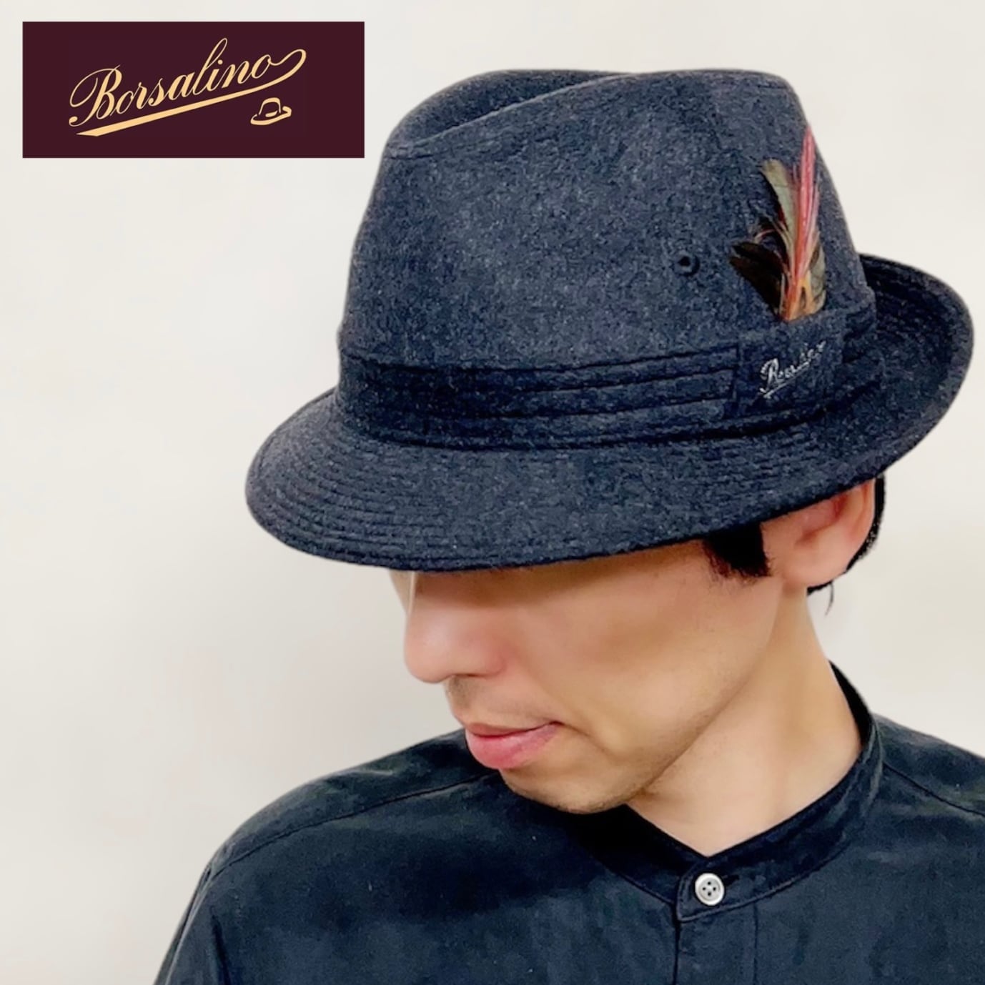 Borsalino ボルサリーノ ハット 帽子 - 帽子