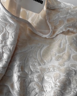 JIL SANDER　FLOCKED PRINT LONG SLEEVE TOP