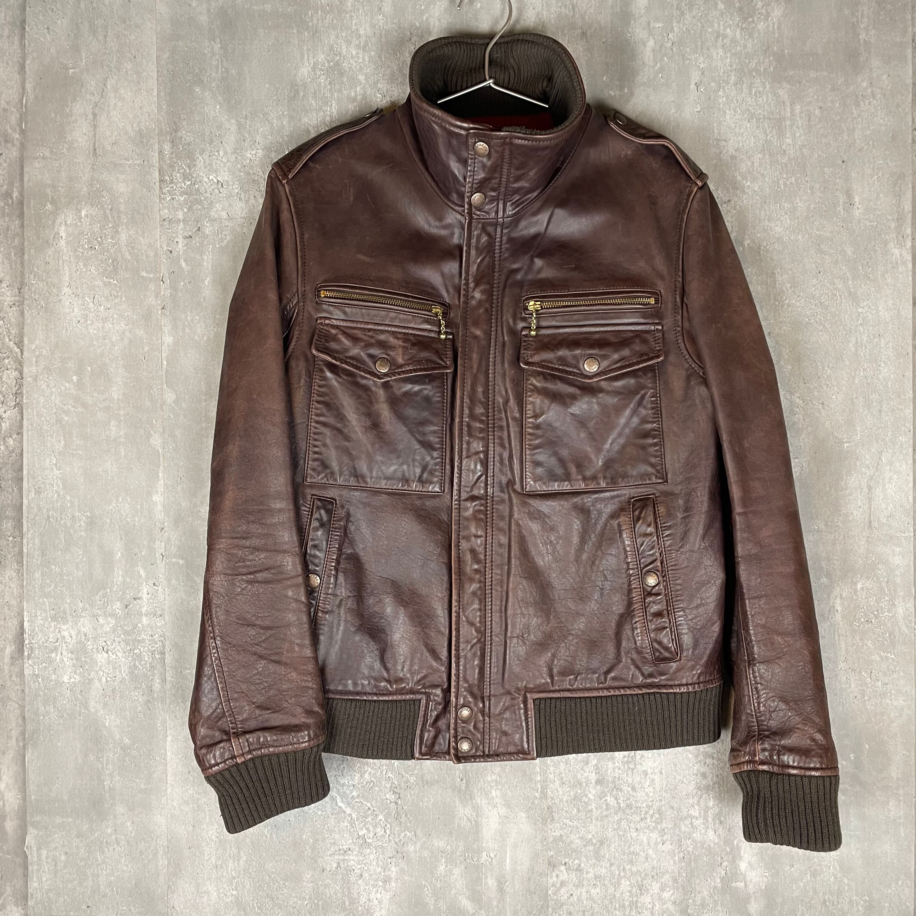 USA製 “ AVIREX LTD ” HORSE HIDE A-2 FLIGHT JACKET LIMITED OLD