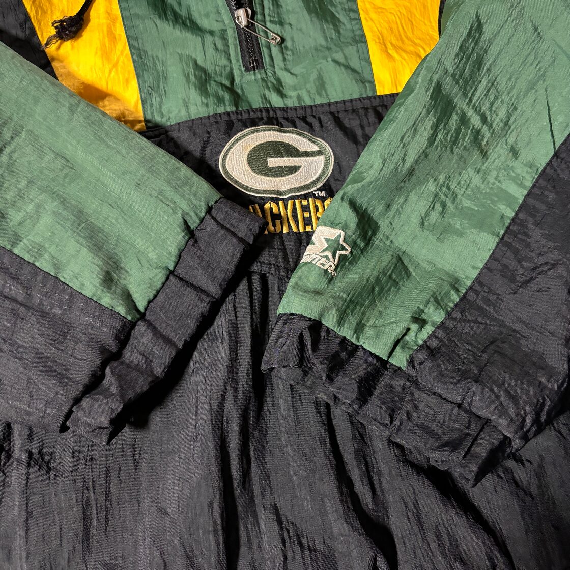 NFL GREEN BAY PACKERS STARTER パッカーズ ナイロンジャケット 