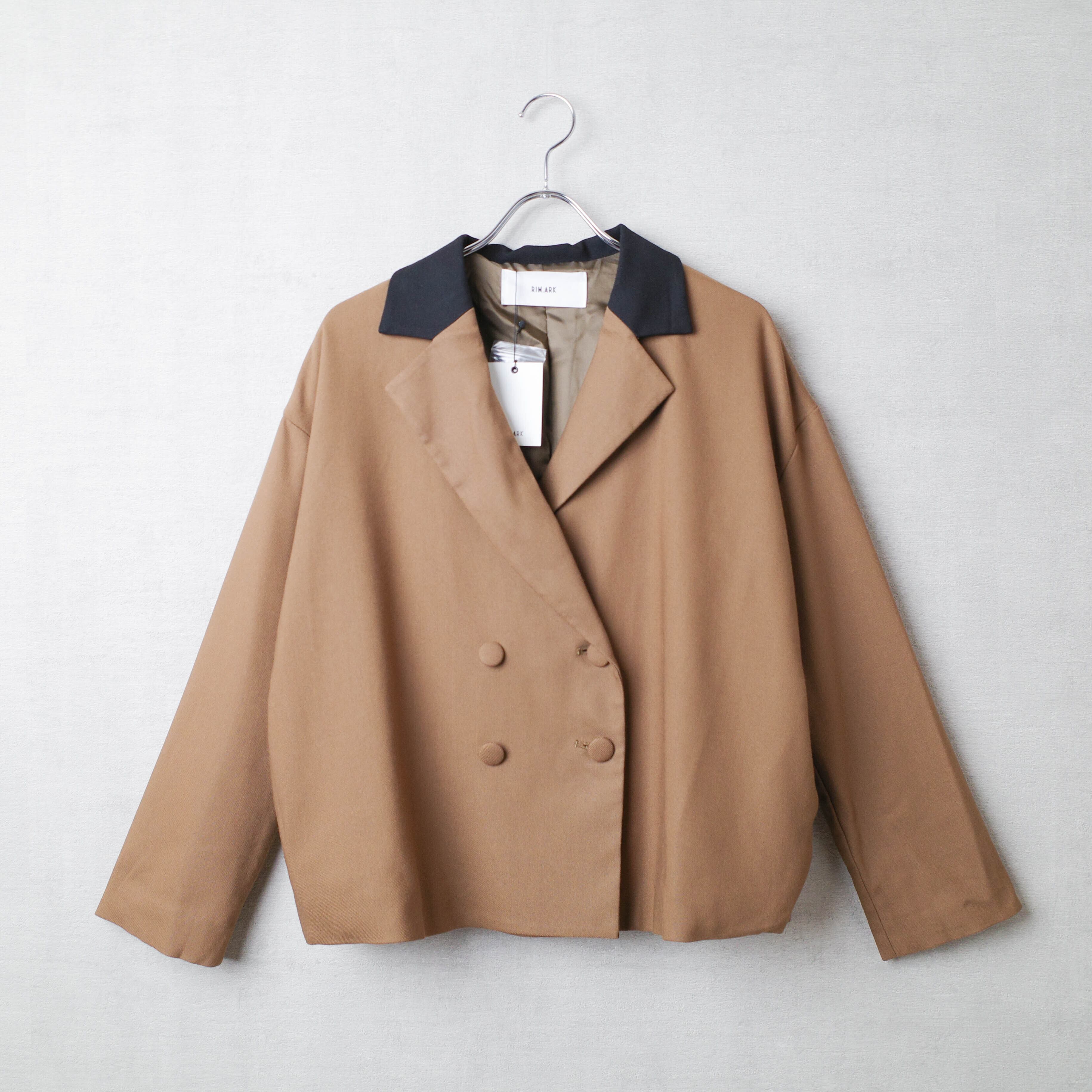 [NEW] RIM･ARK	TUCKDESIGN SHORT JACKET 460BAL30-0140