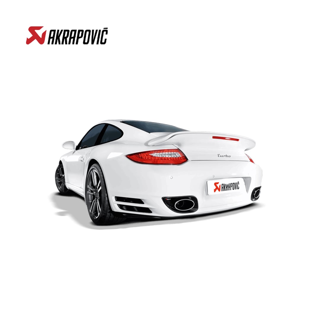 AKRAPOVIC PORSCHE / ポルシェ 911 TURBO / TURBO S (997FL) Link pipe set (100 cpsi cats, Titanium)