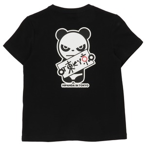 送料無料 【HIPANDA ハイパンダ】キッズ Tシャツ【日本限定】KID'S  TOKYO HIPANDA CHARACTERS BACK PRINT  SHORT SLEEVED T-SHIRT / WHITE・BLACK