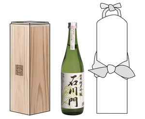 ＜飫肥杉刀箱/Wood＞日榮 純米吟醸 石川門 30BY / NICHIEI Junmai-Ginjo Ishikawamon 30BY