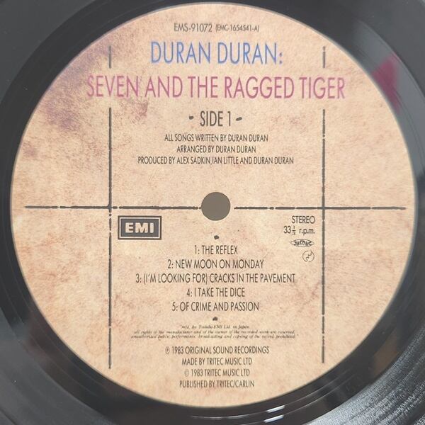 Duran Duran / Seven And The Ragged Tiger [EMS-91072] - 画像3