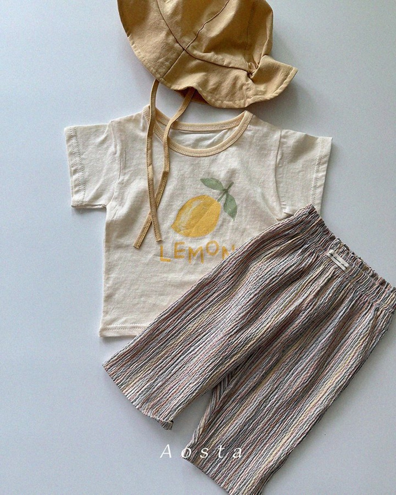 [Aosta] Lemon Peach Tee / [아오스타] 레몬피치티