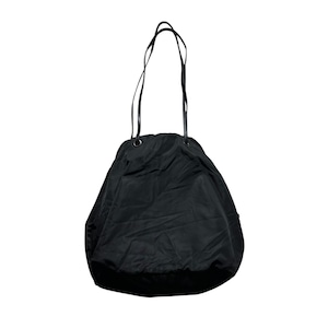 PRADA black nylon shoulder bag