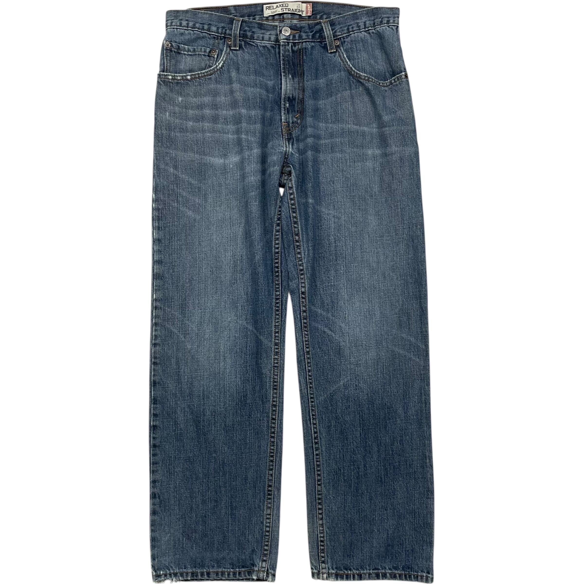 《実寸W35 L29》Levi's リーバイス 559 デニムパンツ リラックスストレート no.7504