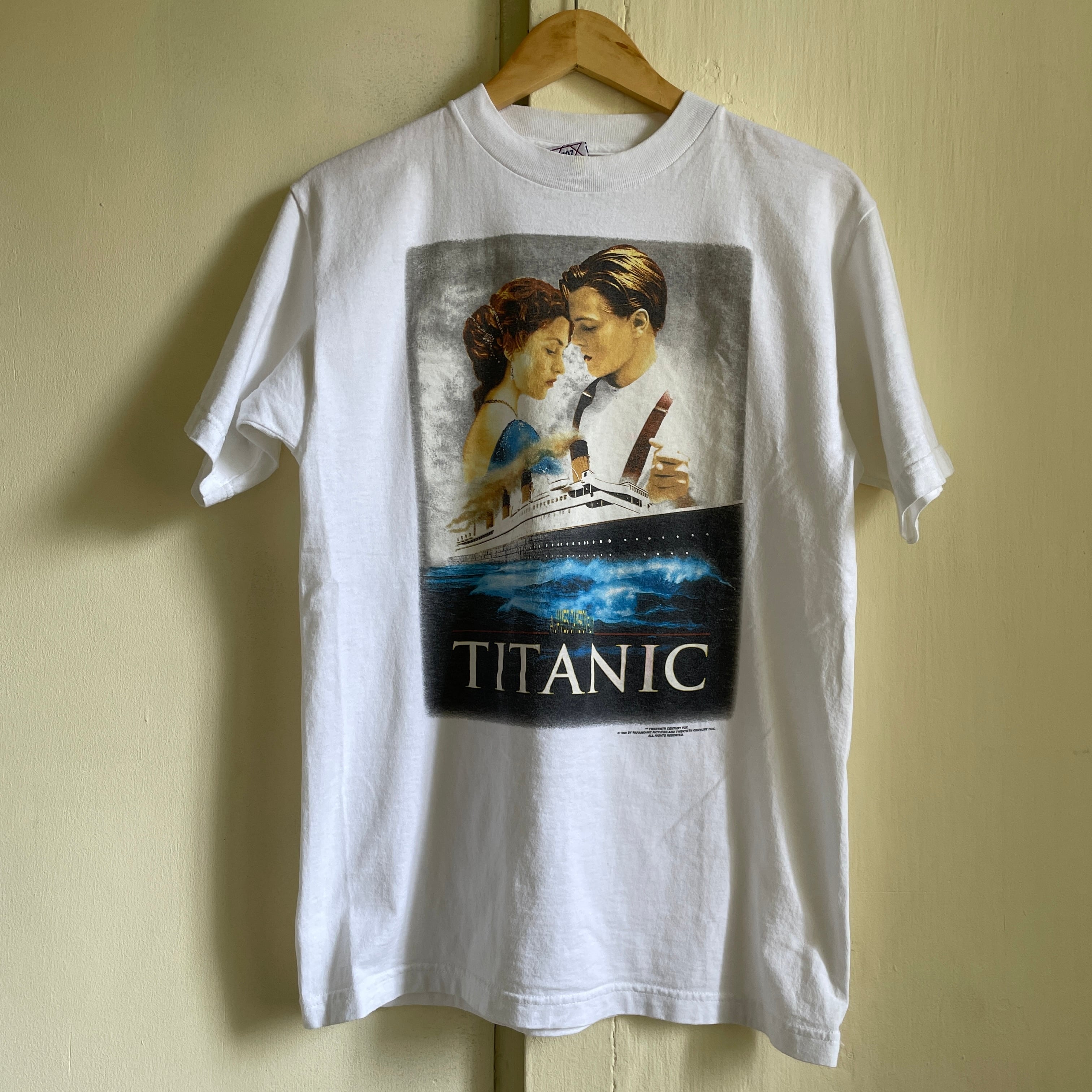 Titanic Promo Tee XL タイタニック 黒 Tシャツ ムービーT - www