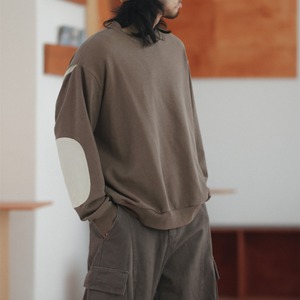 エルボーパッチ ワイドスウェット A2078