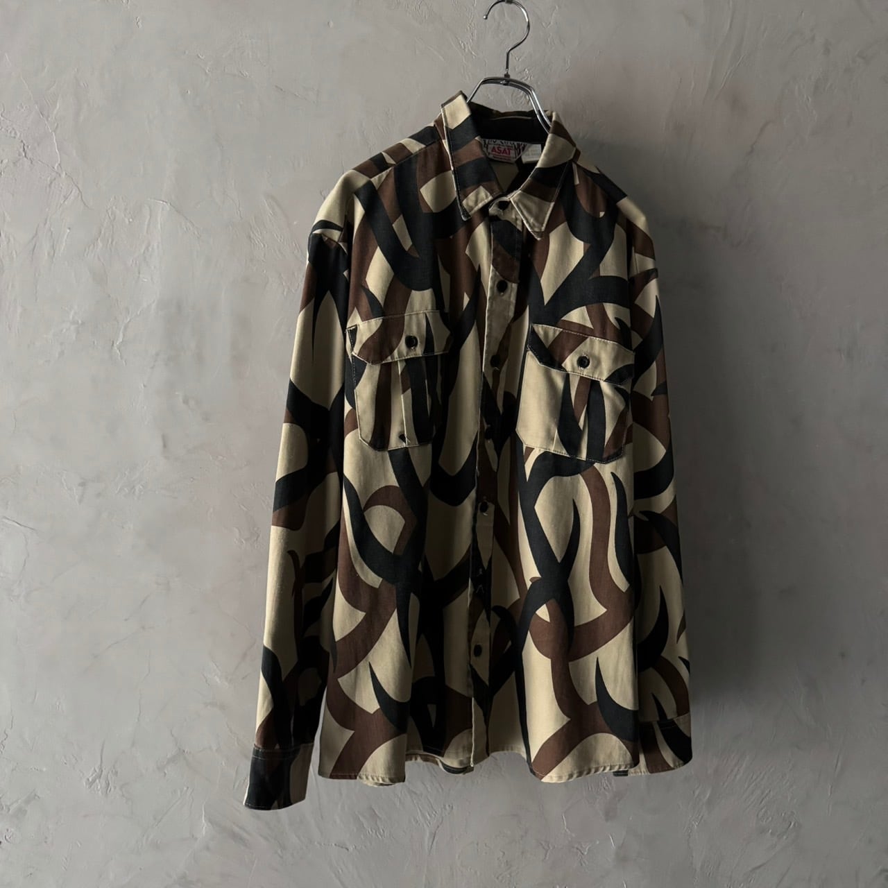 90's ASAT tribal camouflage shirt | ROOT online