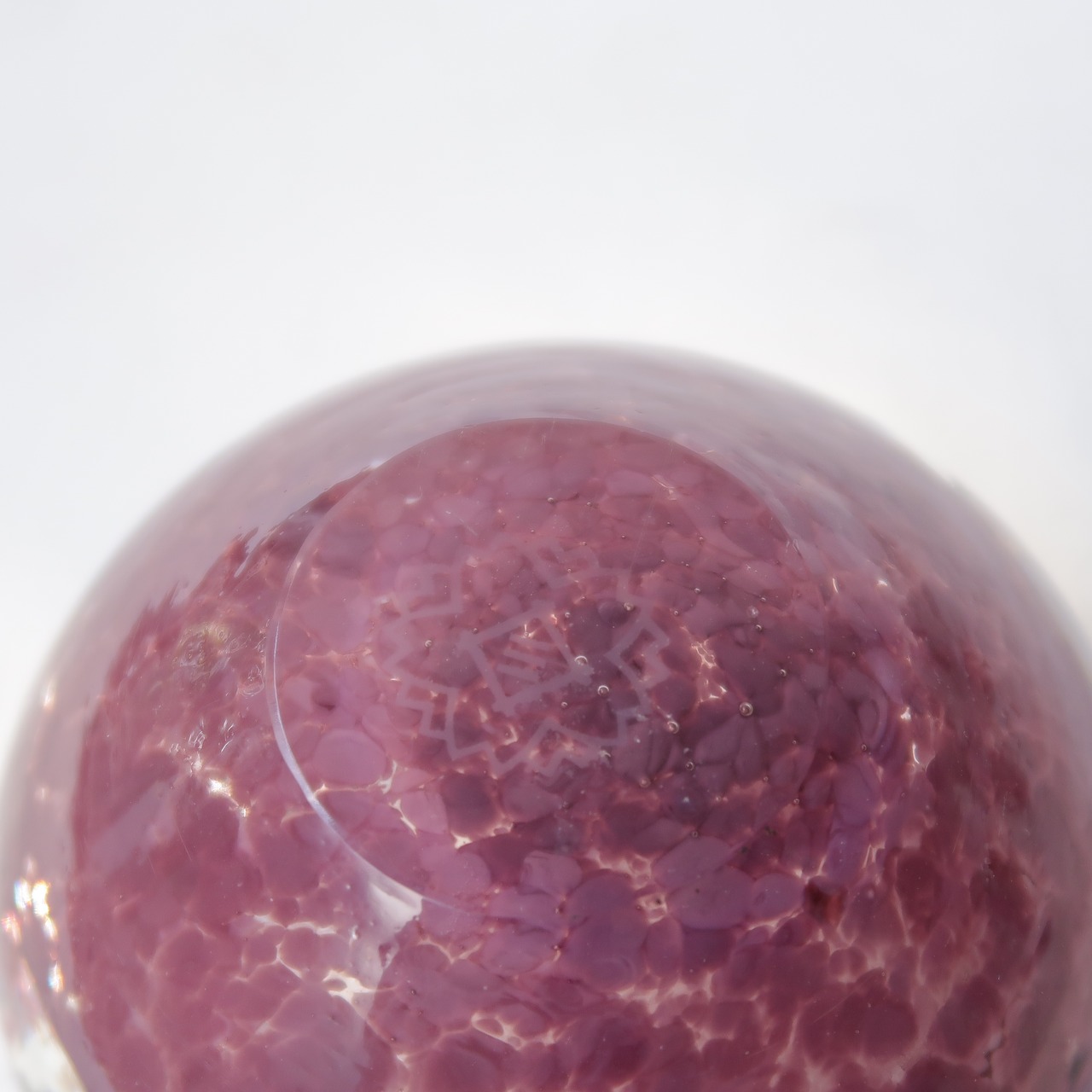 パープルマーブルのアッシュトレイ