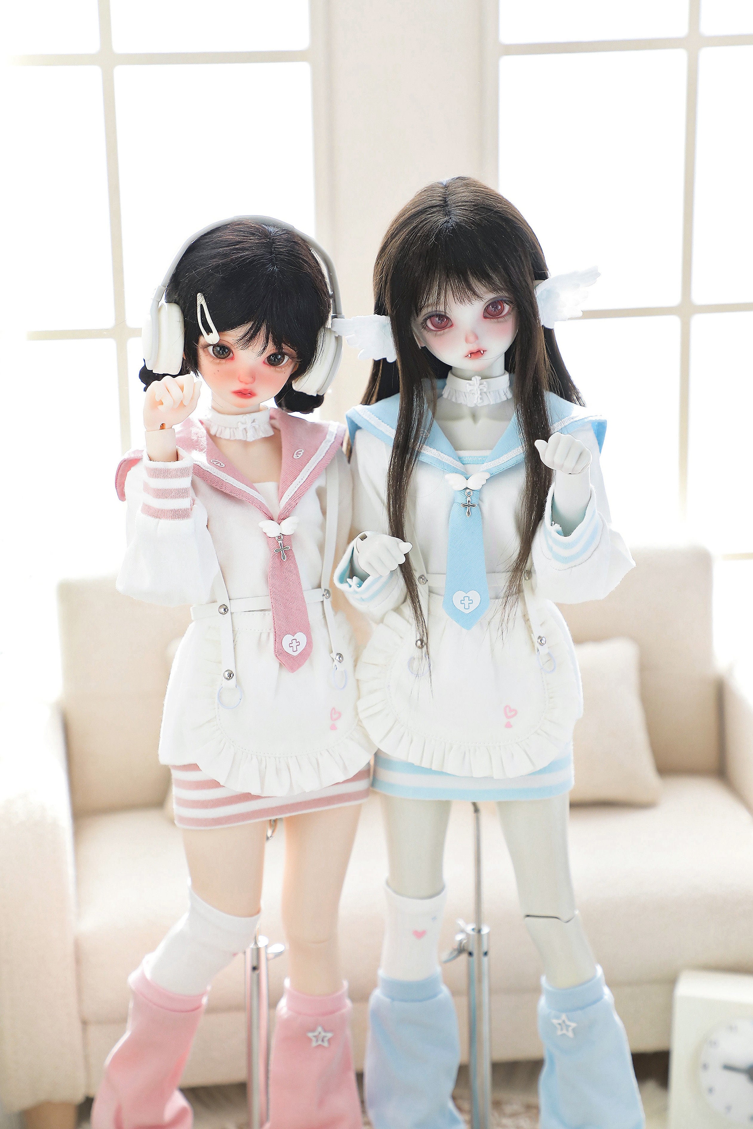 1/4BJD 天使界隈 サブカル セーラー風 ナース メイド ドール服